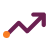 zigzag up arrow icon symbolizing growth