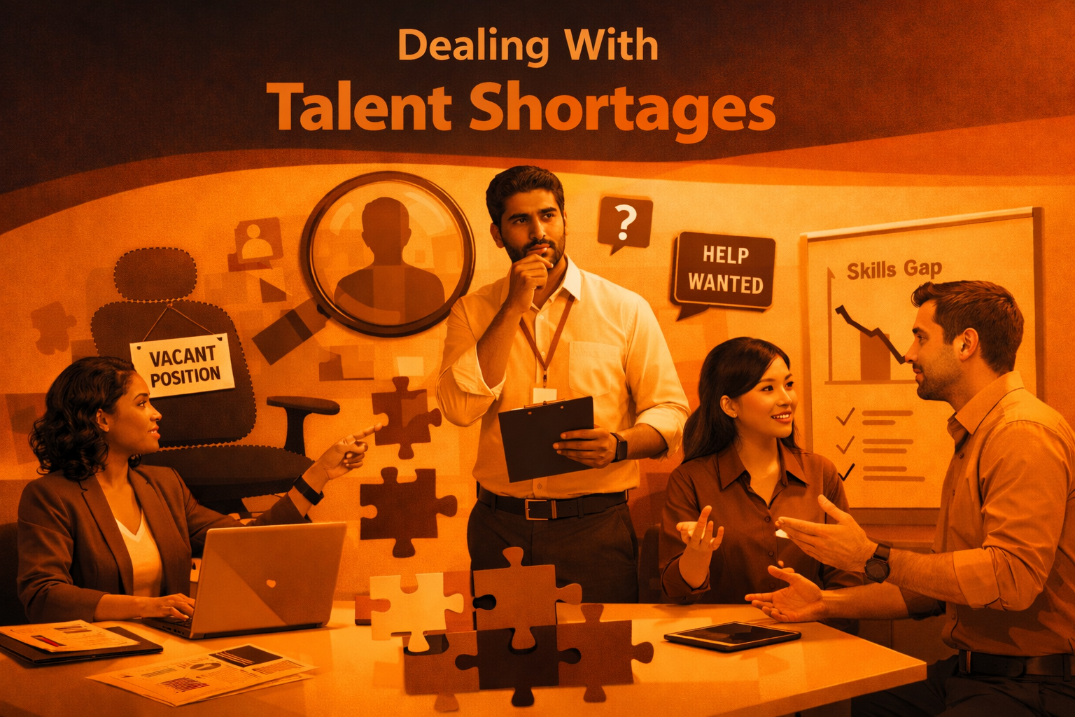 dealing with talent shortages