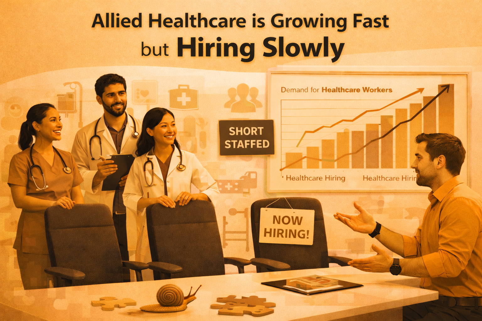 allied healthcare is growing fast but hiring slowly
