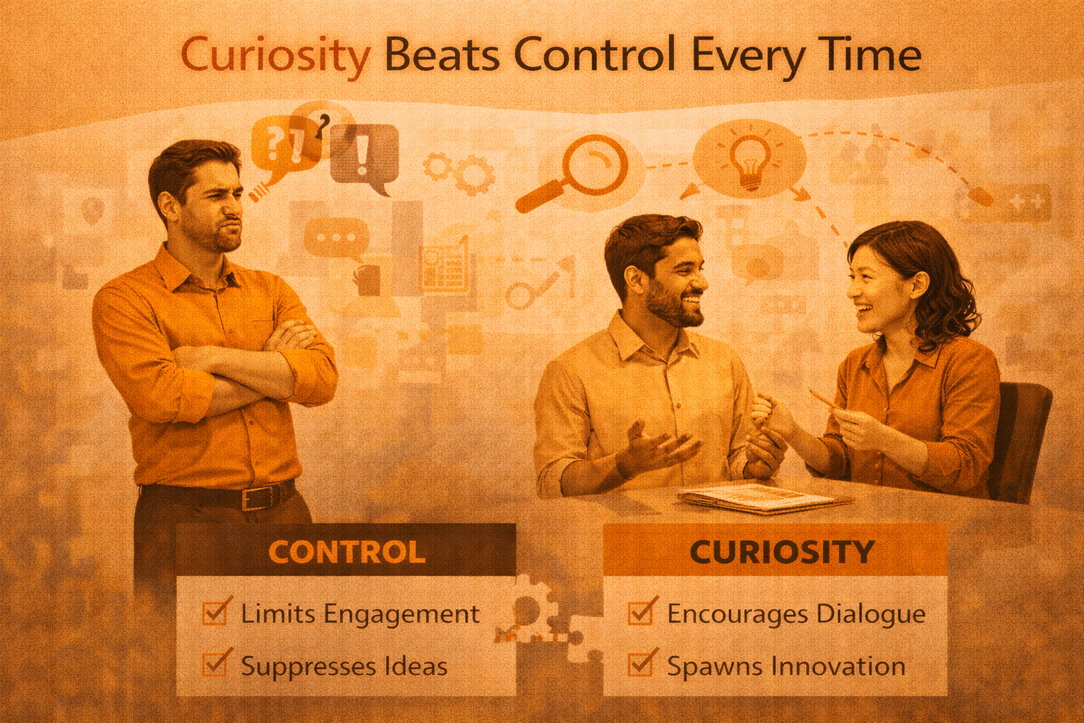 curiosity beats control every time