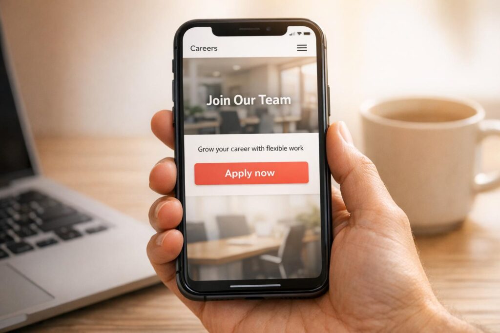 CTA Placement on Career Pages
