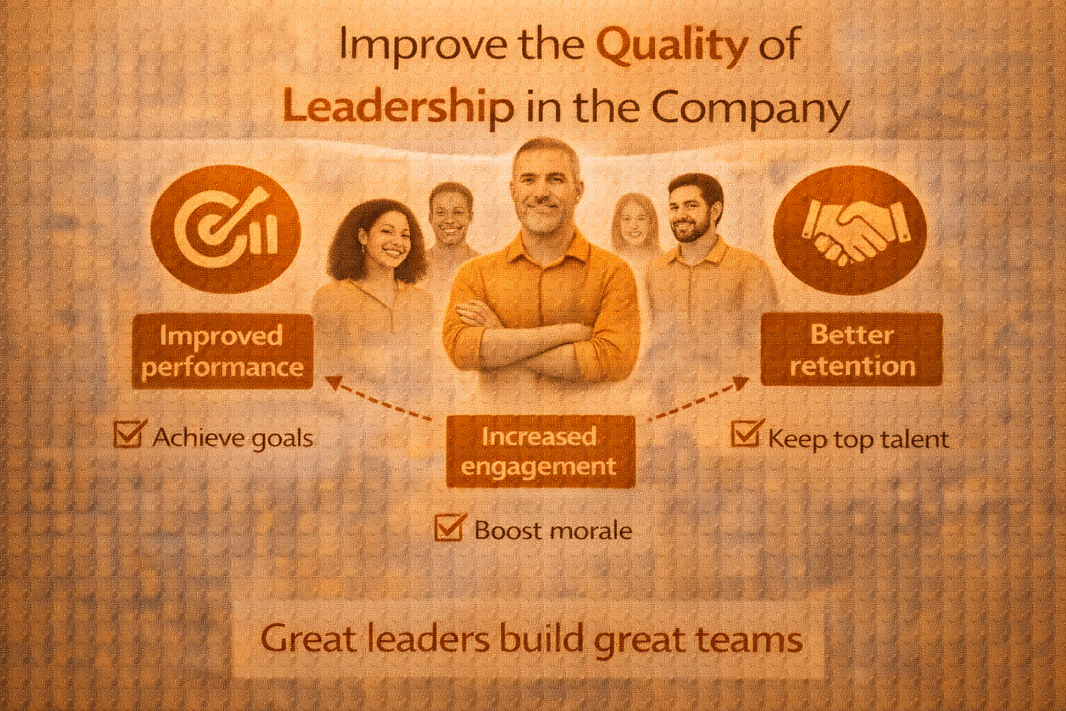 improve the quality of leadership in the company