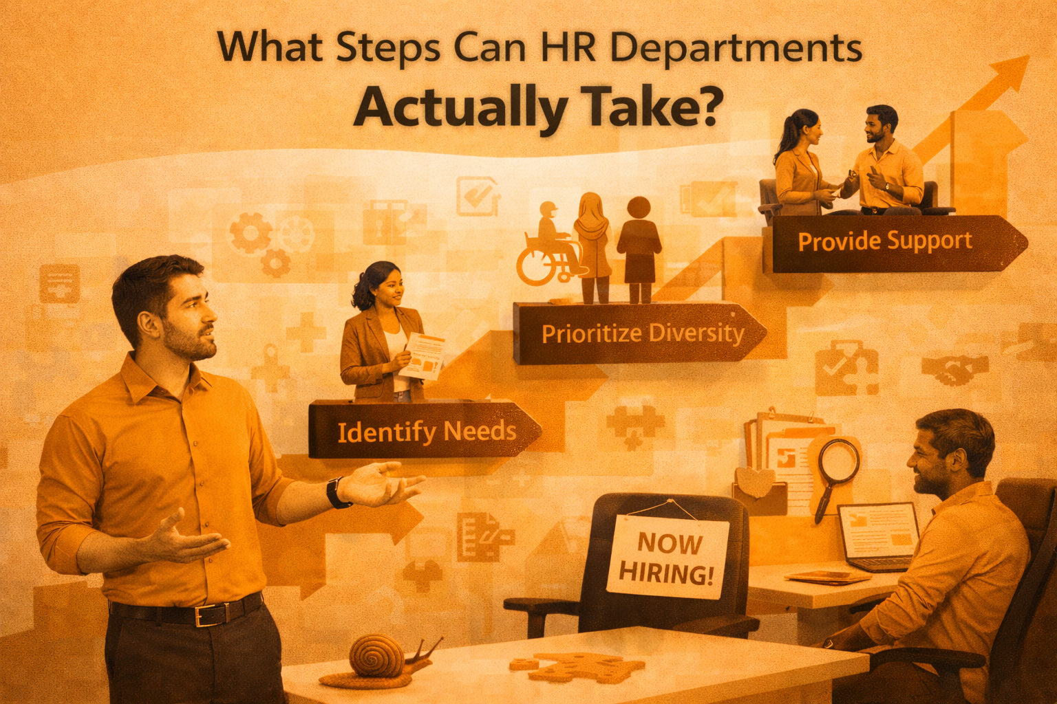 what steps can hr department actually take