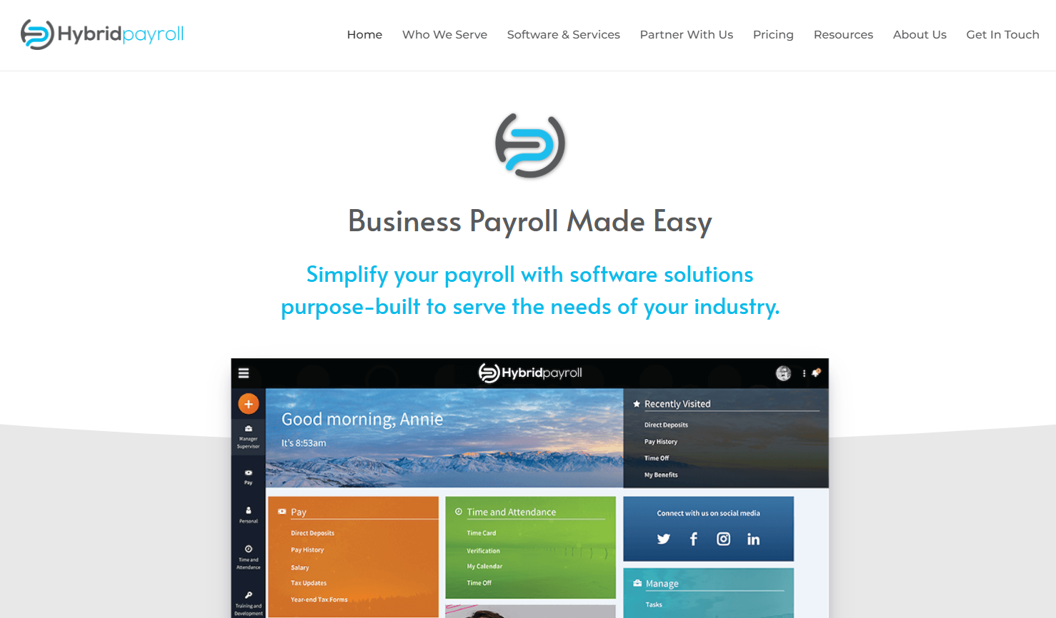 hybrid payroll homepage