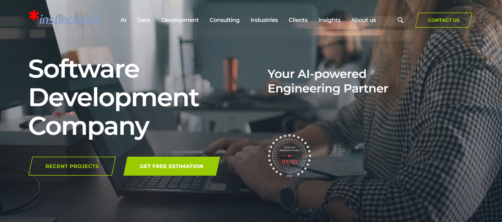 instinctools homepage